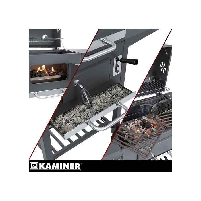 Kerti grill fedővel 105x110x50cm 