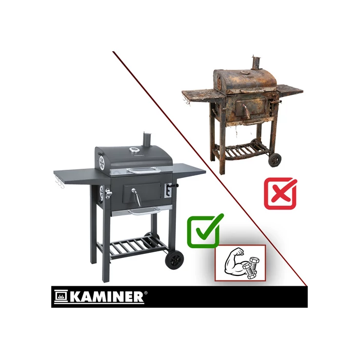 Kerti grill fedővel 105x110x50cm 