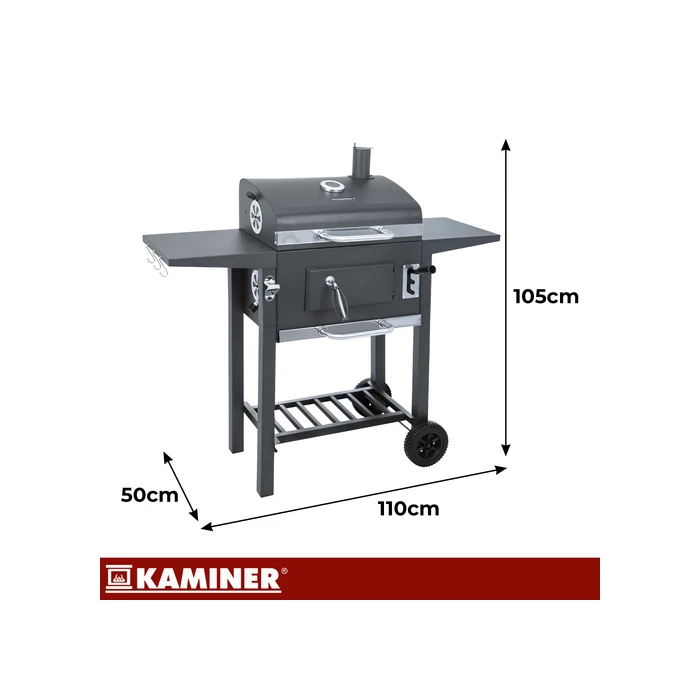 Kerti grill fedővel 105x110x50cm 