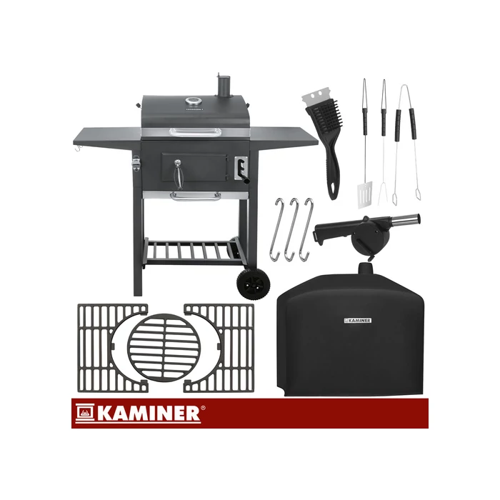 Kerti grill fedővel 105x110x50cm 