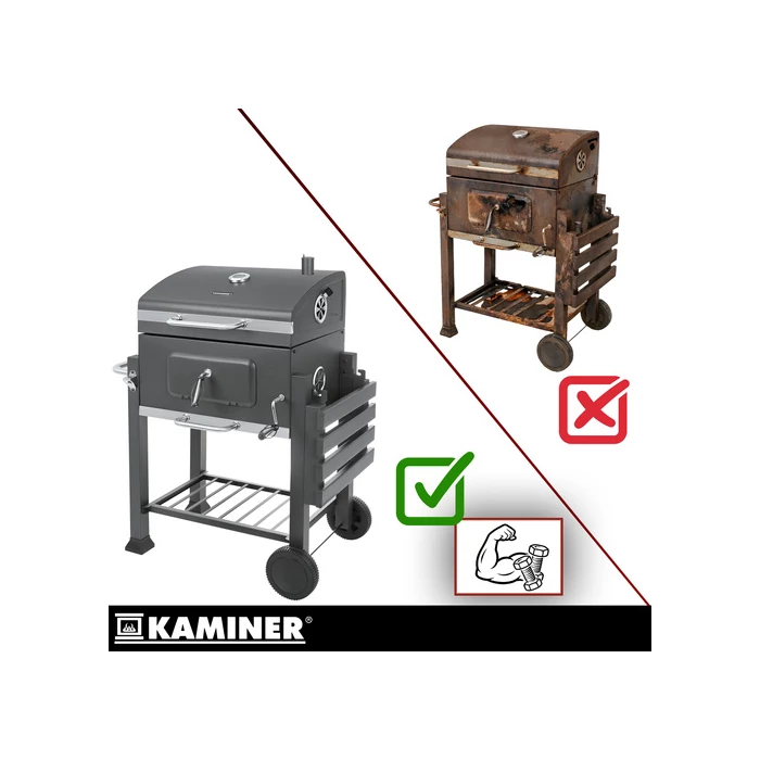  Kerti grill fedővel 114x67x120cm