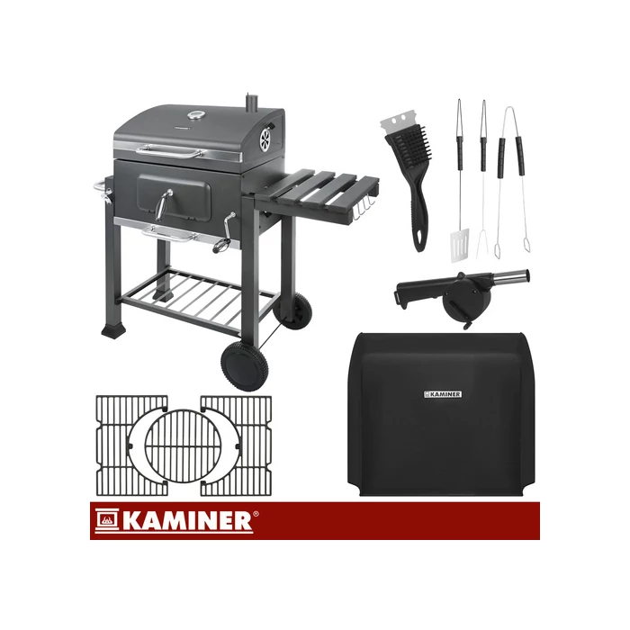  Kerti grill fedővel 114x67x120cm