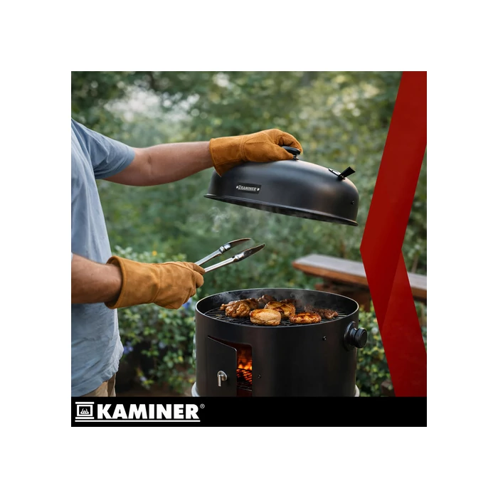 Kerti grillsütő-füstölő 44x80x42cm