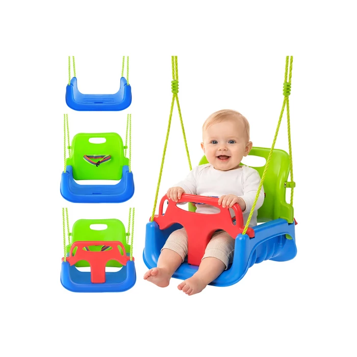 Színes 3 az 1-ben gyerekhinta