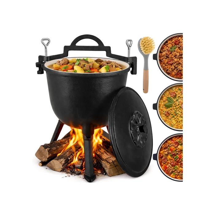 Zománcozott öntöttvas bogrács 8 L