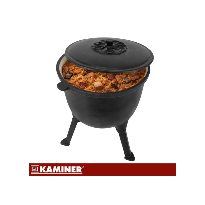 Zománcozott öntöttvas bogrács 8 L