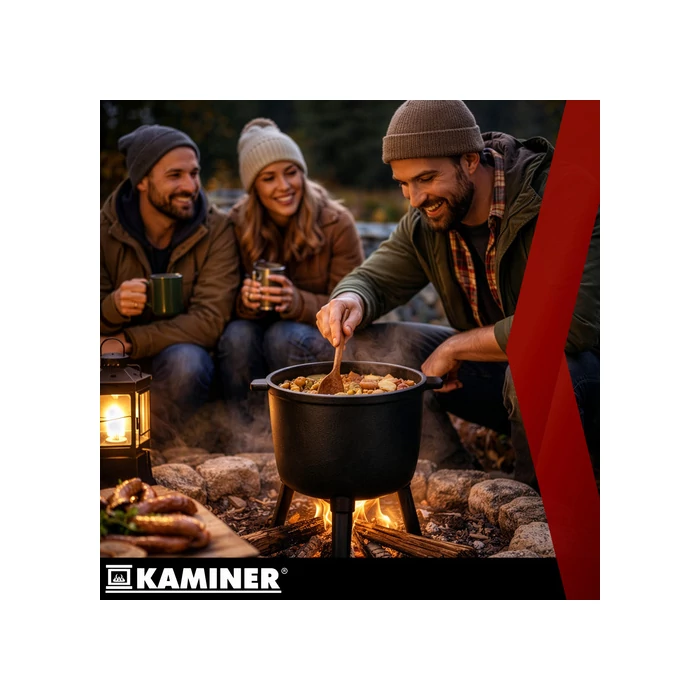 Zománcozott öntöttvas bogrács 8 L