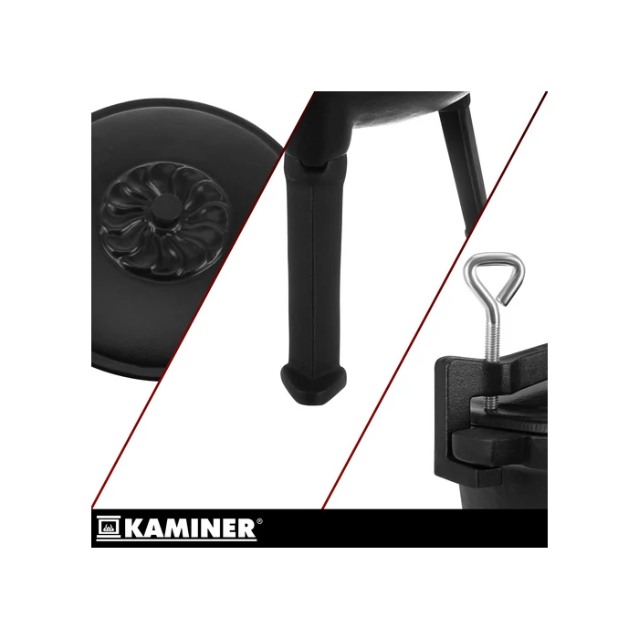 Zománcozott öntöttvas bogrács 8 L