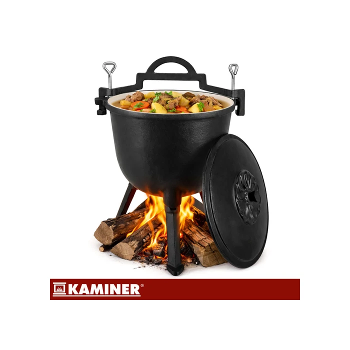 Zománcozott öntöttvas bogrács 8 L