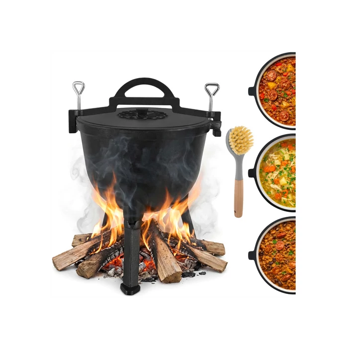 Zománcozott öntöttvas bogrács 10L