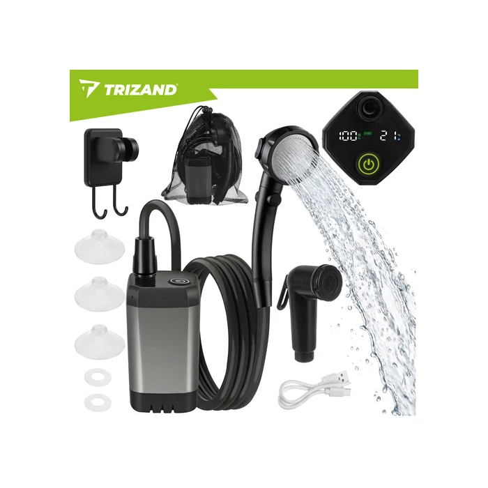 Akkumulátoros kemping zuhany 6000mAh