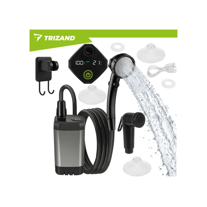 Akkumulátoros kemping zuhany 6000mAh