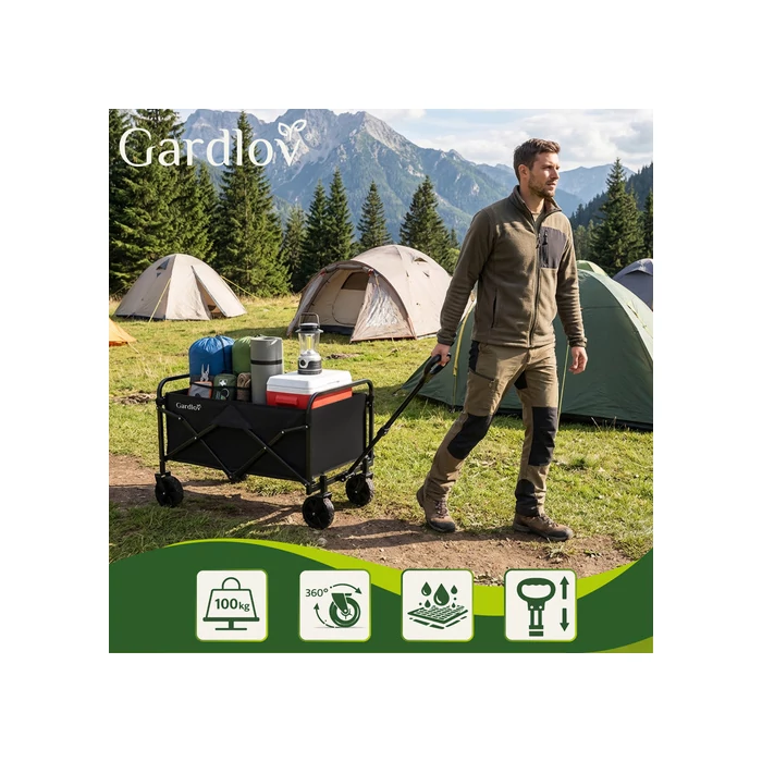 Összecsukható kézikocsi 69x45x49cm