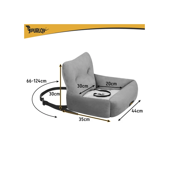 Kutyaülés autóba S - 44x35x30cm 