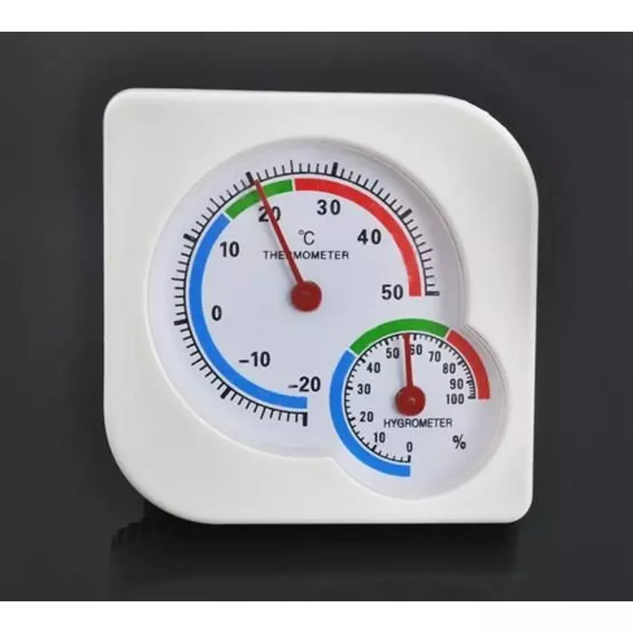 Analóg higrométer hőmérővel