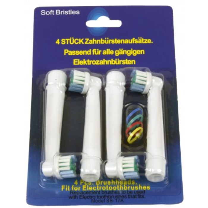4 db-os fogkefe fej Oral-B elektromos fogkeféhez