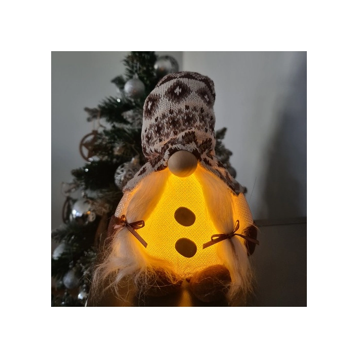 LED világító karácsonyi manó