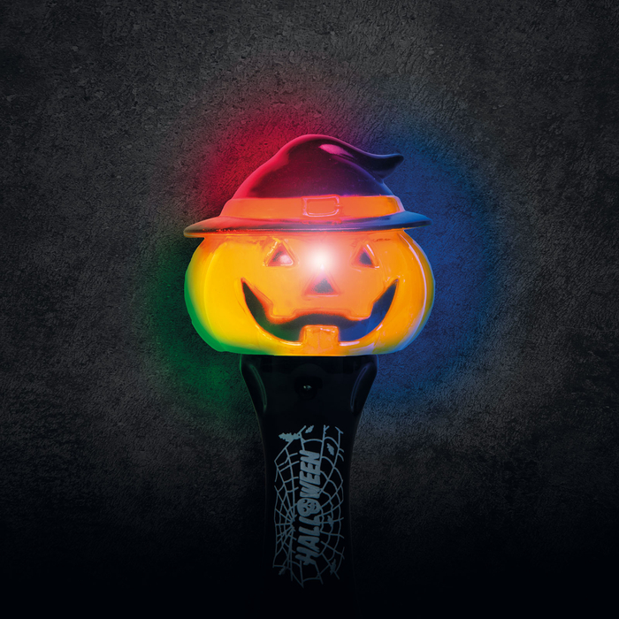 Halloween-i LED lámpa (tök, elemes)