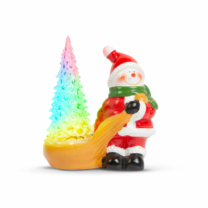Karácsonyi RGB LED dekor (hóember, 13 x 7 x 15 cm)