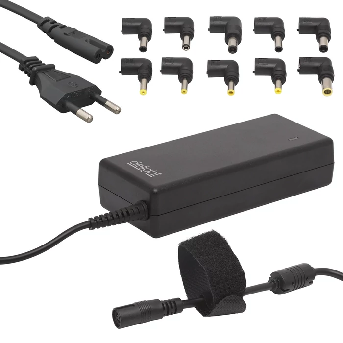 Univerzális laptop/notebook töltő adapter tápkábellel, 12 - 20V / 6A 90W