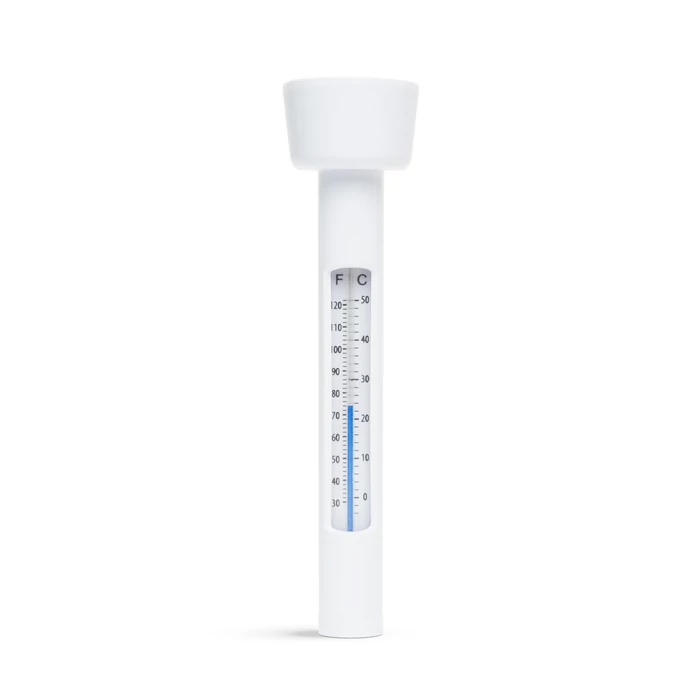 Medence hőmérő - 17 x 4,5 cm - fehér