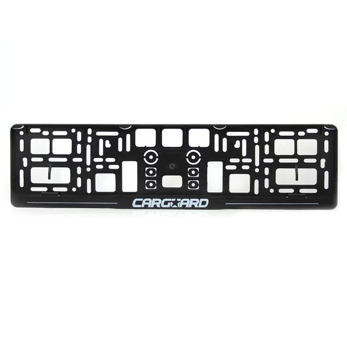 Rendszámtábla keret, műanyag, 2 db / csomag