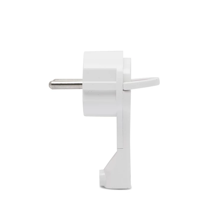 Lengő dugó, 250V~50Hz / 16A, fehér, 90°-os