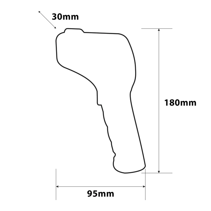 Digitális termométer -50°C - +380°C