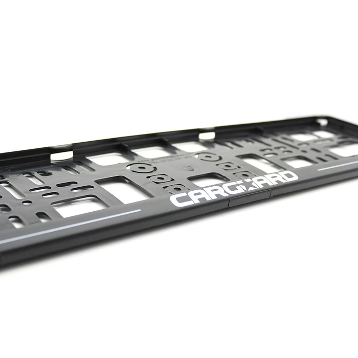 Rendszámtábla keret, műanyag, 2 db / csomag