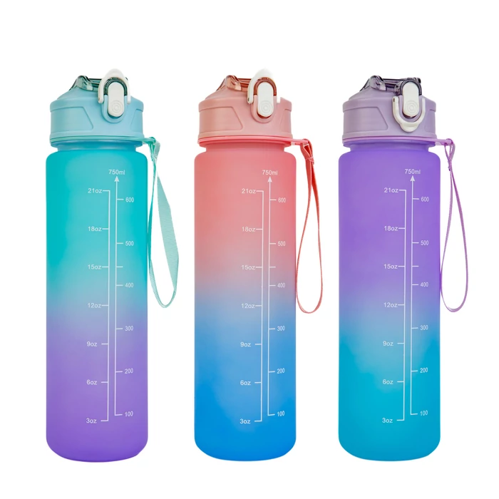 Sport kulacs - 750 ml - opálos - színátmenetes