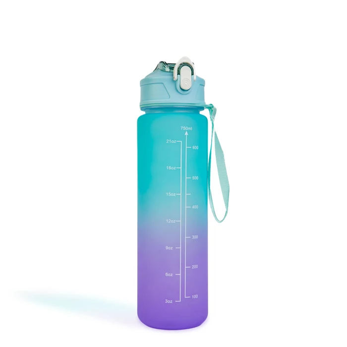 Sport kulacs - 750 ml - opálos - színátmenetes