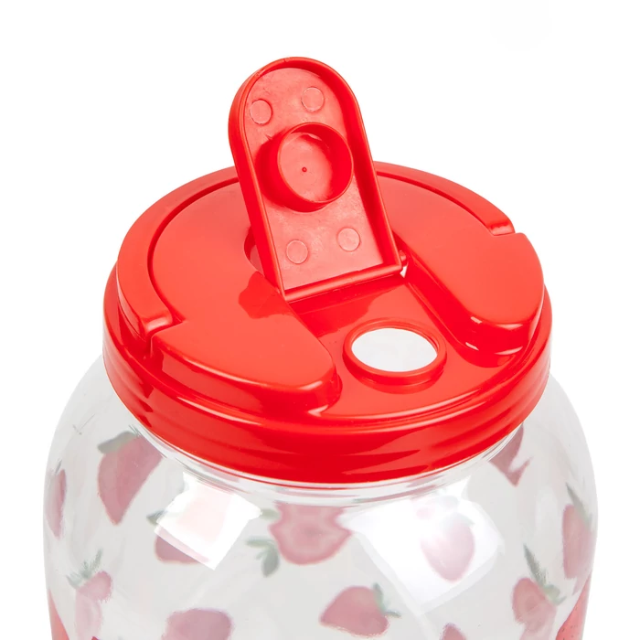 Italadagoló csappal, műanyag pohárszettel - 3,8 l - epres