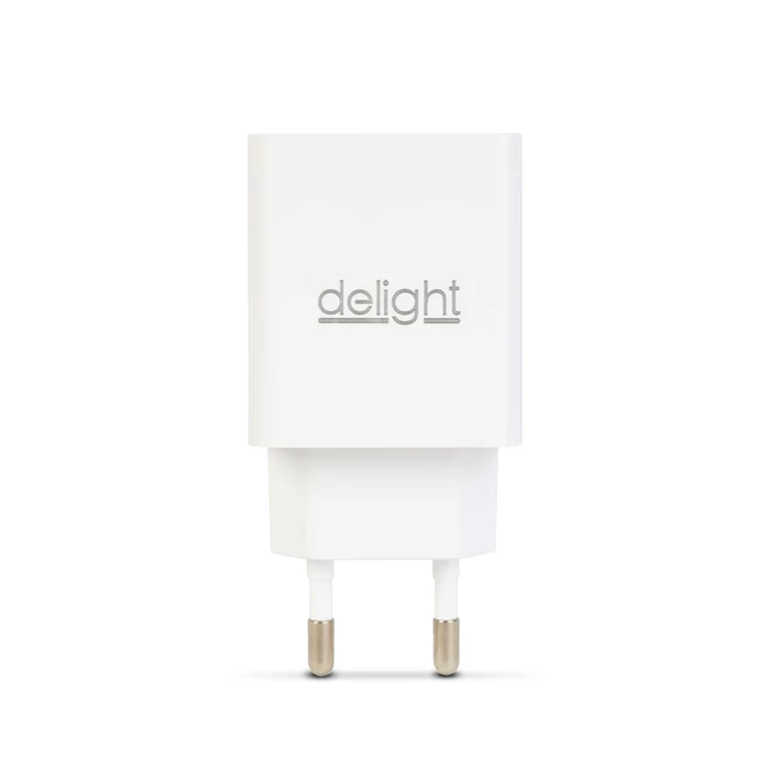 USB Hálózati adapter (2xUSB, fehér)