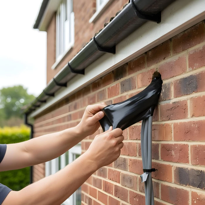 Önzáró butilgumi szigetelőszalag (3 m x 50 mm x 1,65 mm, fekete)