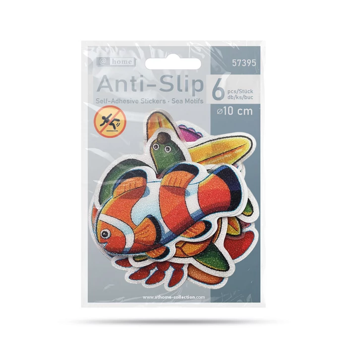 Öntapadós csúszásgátló (tengeri motívumok, 6 db / csomag)