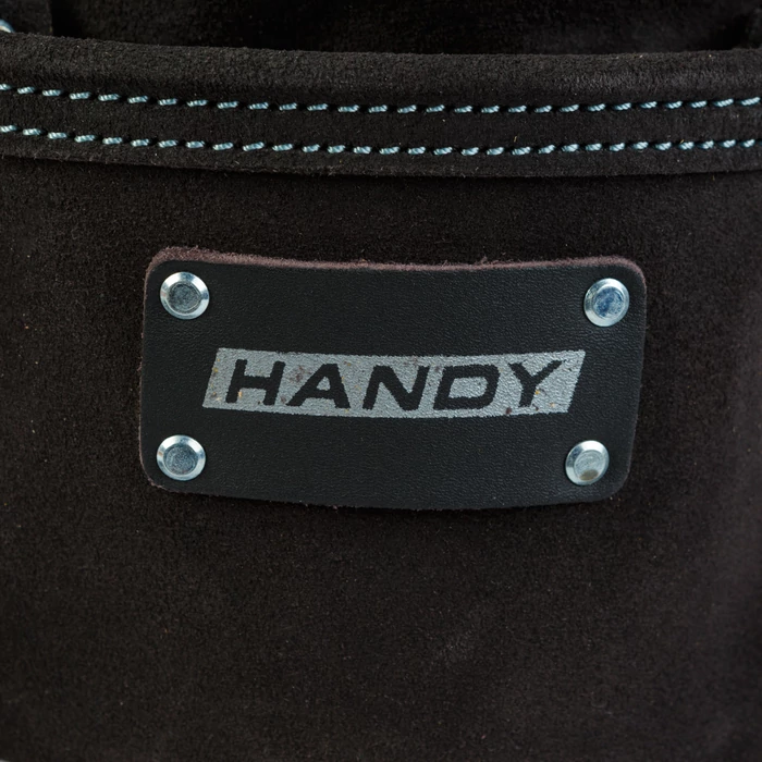 Professzionális bőr szerszámtartó öv (7 zseb, 1 kalapácstartó, 4 ceruzatartó)