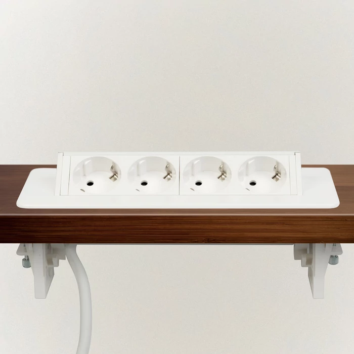 Rejtett elosztó - 4-es (Felnyíló kivitel, Fehér)