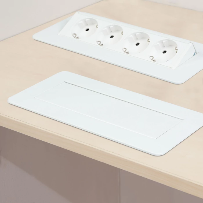 Rejtett elosztó - 4-es (Felnyíló kivitel, Fehér)