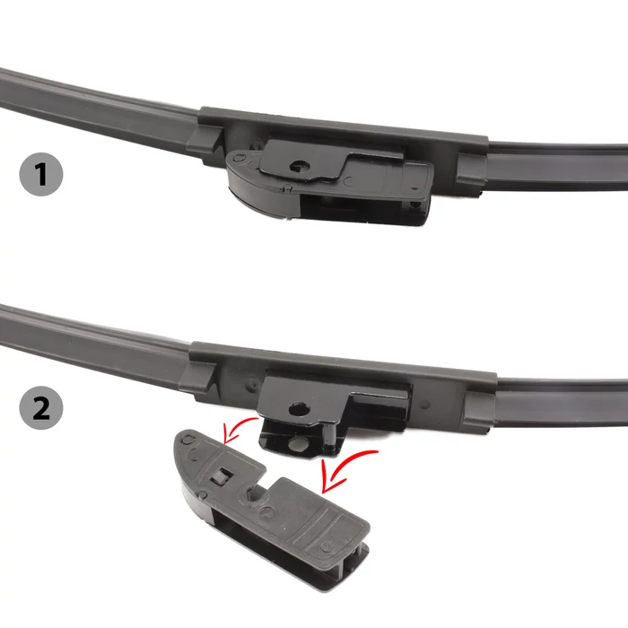 Ablaktörlő 20"/50 cm - 10 db adapterrel