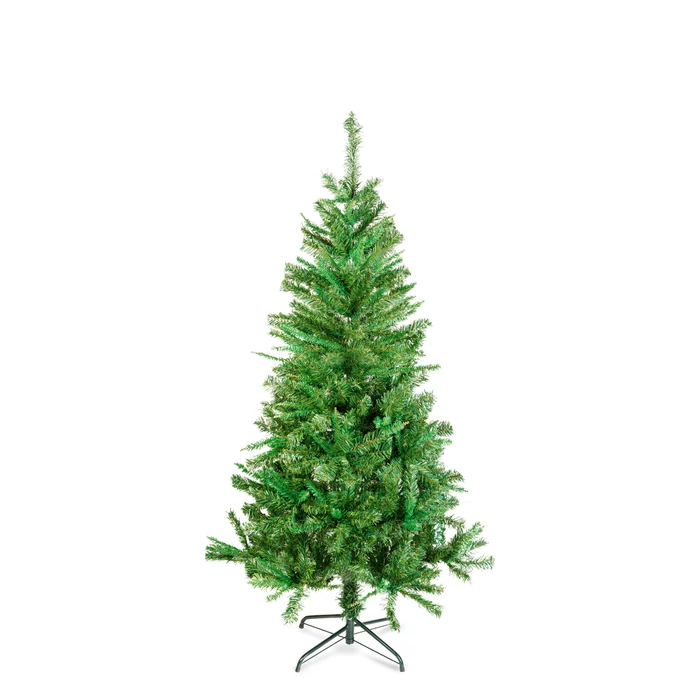 Műfenyő - 150 cm - 3D lucfenyő - kétszínű - PVC