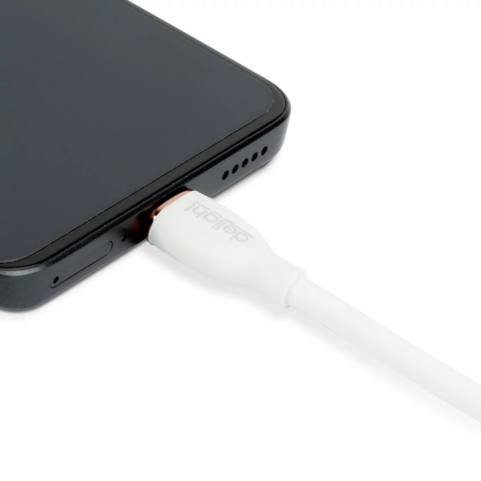 Adatkábel - Type-C / USB-A - fehér - 1 m - 2.4A - 12 W