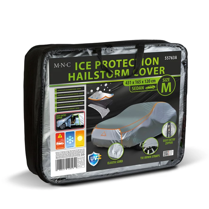 Jégeső elleni autótakaró ponyva - sedan - "M" méret - 450 x 150 x 120 cm