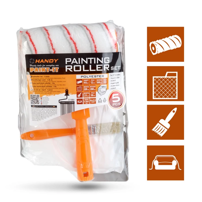 Festőhenger szett - 5 részes