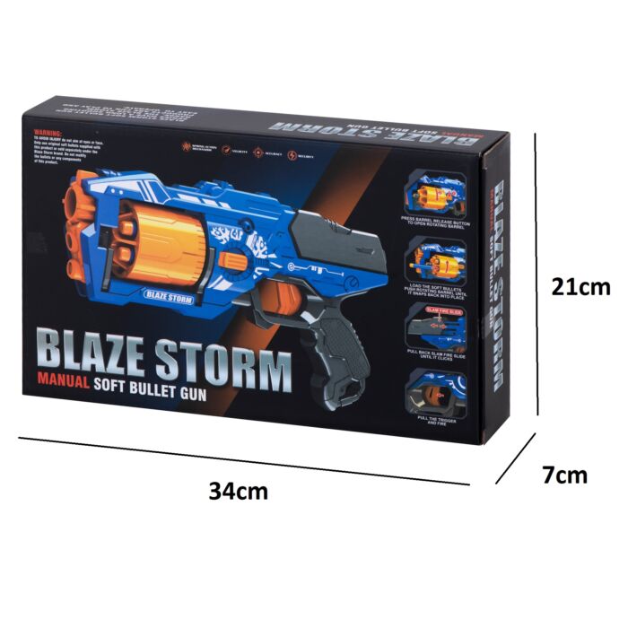 Blaze Storm pisztoly 20 db habszivacs lövedékkel