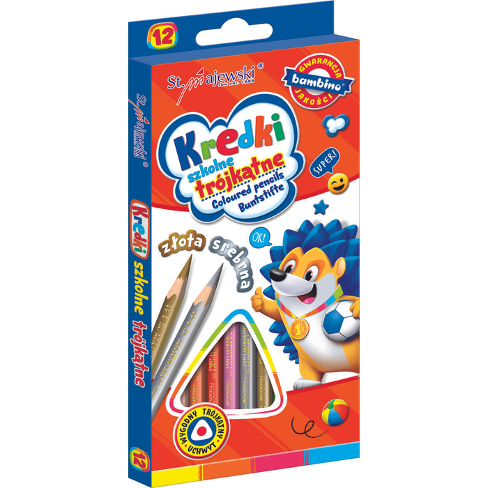 12 db-os színes ceruza gyerekeknek