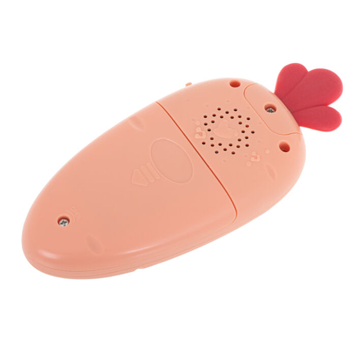 Répa alakú játéktelefon (piros)
