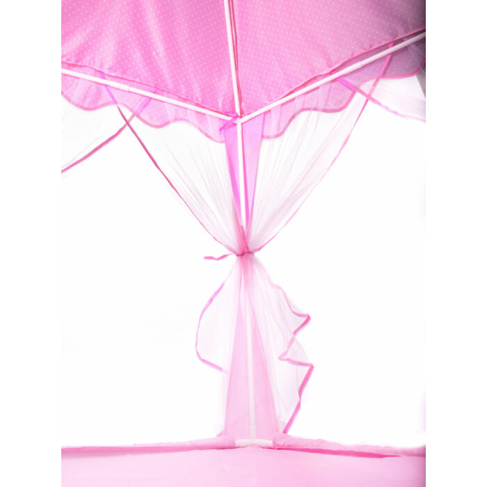 Összecsukható rózsaszín játszósátor (140cm)