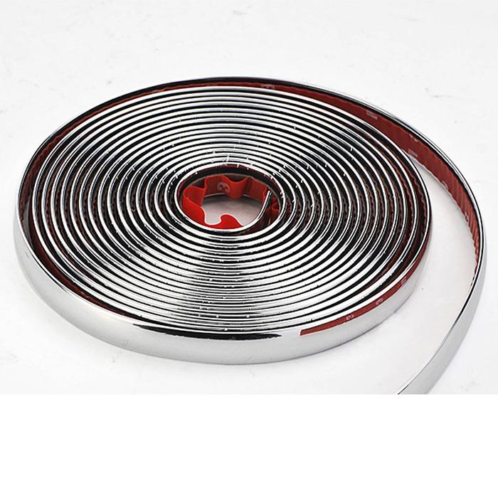 Krómozott öntapadó dekorcsík autóhoz 10mm x 15m