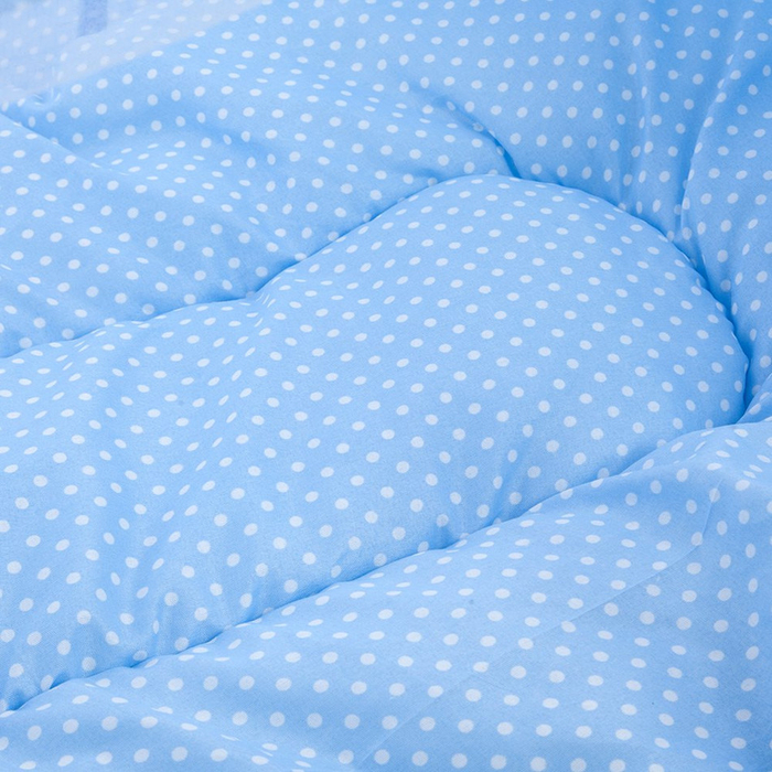 3 az 1-ben utazó matrac szúnyoghálóval (kék)