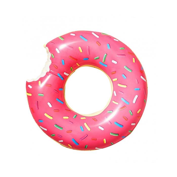 Felfújható fánk 80cm rózsaszín